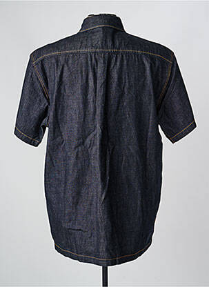Chemise manches courtes poches bleu DAYTONA homme