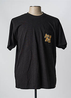 T-shirt stretch manches courtes noir IRON AND RESIN homme