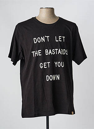 T-shirt stretch manches courtes noir IRON AND RESIN homme