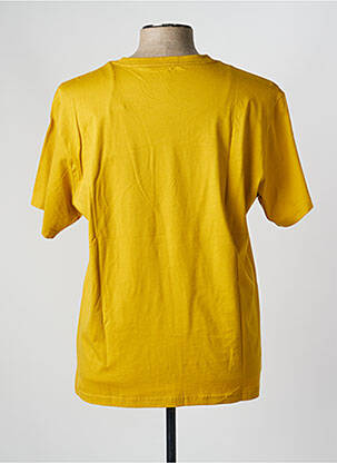T-shirt stretch manches courtes jaune IRON AND RESIN homme