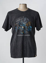 T-shirt stretch manches courtes gris IRON AND RESIN homme