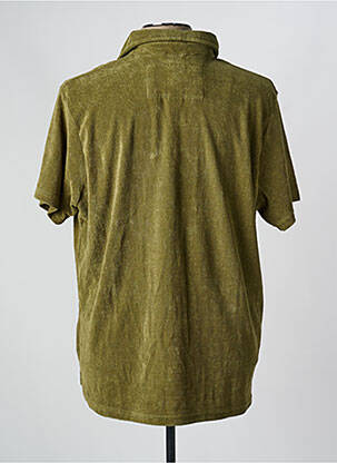 Polo stretch manches courtes vert IRON AND RESIN homme