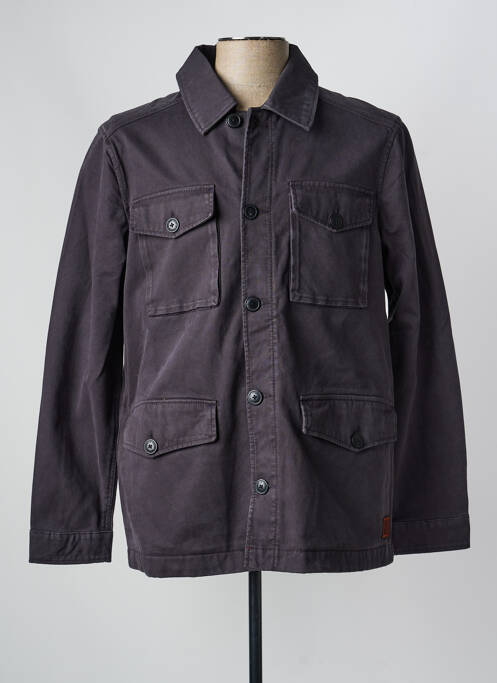 Veste casual fermeture boutonnée sur le devant gris IRON AND RESIN homme