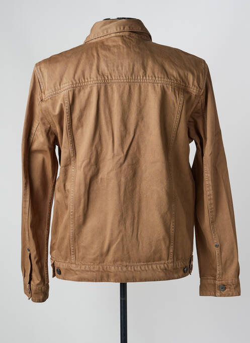 Veste casual fermeture boutonnée sur le devant marron IRON AND RESIN homme