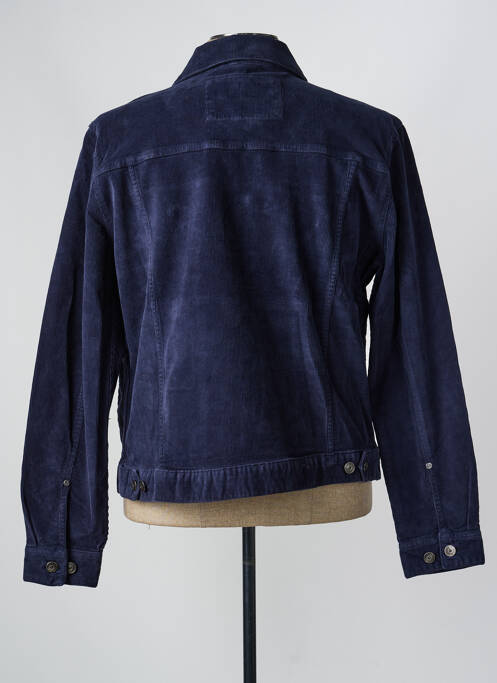 Veste casual fermeture boutonnée sur le devant bleu IRON AND RESIN homme