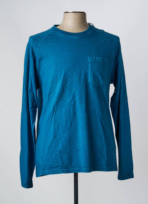 T-shirt coupe cintrée manches longues bleu IRON AND RESIN homme