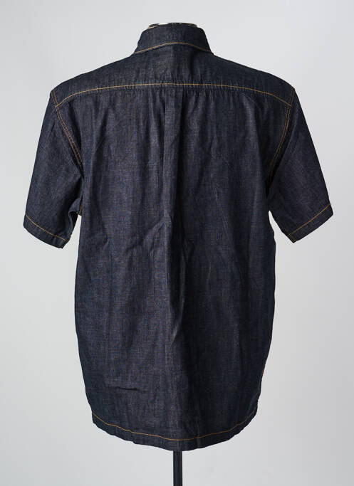 Chemise manches courtes poches bleu DAYTONA homme