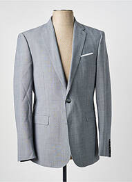 Veste chic finition intérieure doublure satiné gris HAFNIUM homme