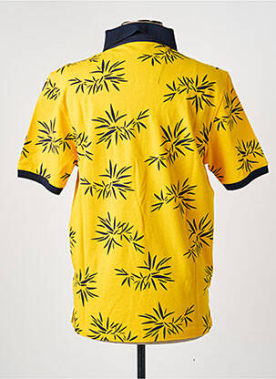 Polo coupe droite manches courtes jaune MONTE CARLO homme