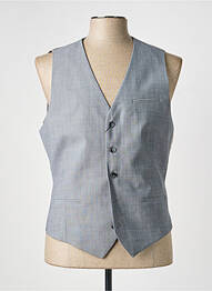 Gilet sans manche tissage chiné gris HAFNIUM homme