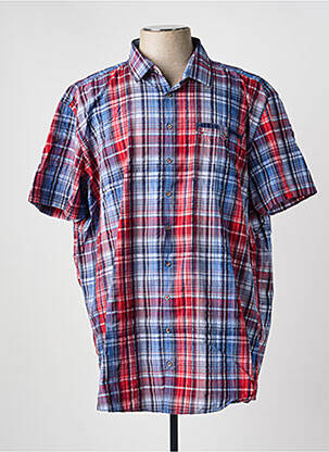 Chemise manches courtes poches bleu JUPITER homme