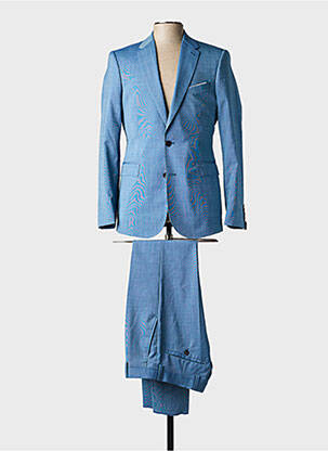 Ensemble pantalon fermeture boutonnée sur le devant bleu HAFNIUM homme