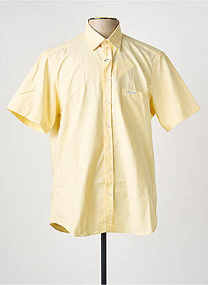 Chemise manches courtes poches jaune MISE AU GREEN homme