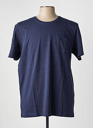 T-shirt stretch manches courtes bleu PIERRE CARDIN homme