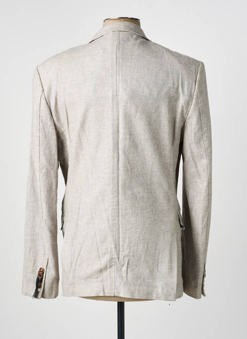 Blazer tissage chiné beige HAFNIUM homme