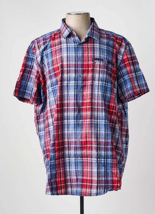 Chemise manches courtes poches bleu JUPITER homme