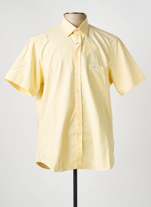 Chemise manches courtes poches jaune MISE AU GREEN homme