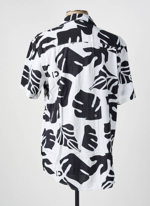 Chemise manches courtes imprimé fantaisie noir TOM TAILOR homme