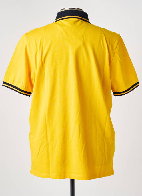Polo stretch manches courtes jaune MONTE CARLO homme