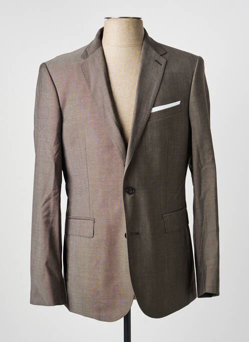 Veste chic tissage chiné gris HAFNIUM homme