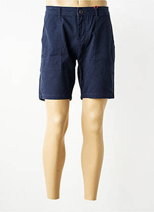 Bermuda coupe droite bleu IRON AND RESIN homme