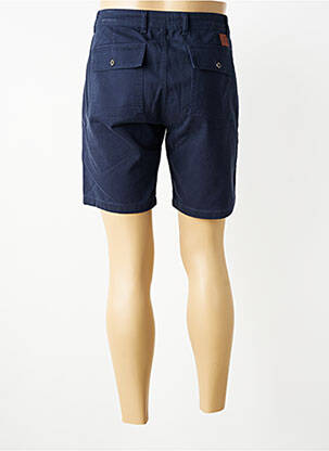 Bermuda coupe droite bleu IRON AND RESIN homme
