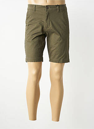 Bermuda tissage popeline taille normale vert DAYTONA homme