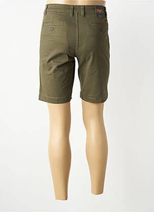 Bermuda tissage popeline taille normale vert DAYTONA homme