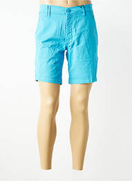 Bermuda tissage popeline taille normale bleu DAYTONA homme