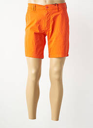 Bermuda tissage popeline taille normale orange DAYTONA homme