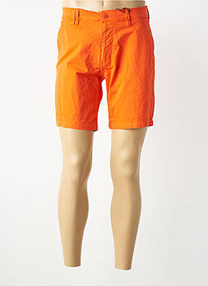 Bermuda tissage popeline taille normale orange DAYTONA homme