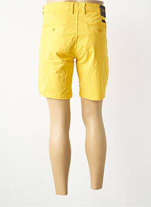 Bermuda tissage popeline taille normale jaune DAYTONA homme