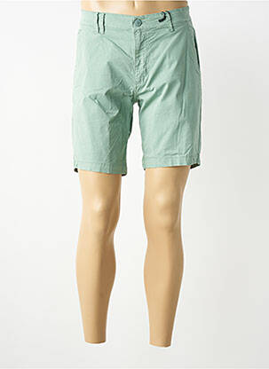 Bermuda tissage popeline taille normale vert DAYTONA homme