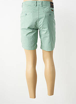 Bermuda tissage popeline taille normale vert DAYTONA homme