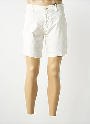 Bermuda tissage popeline taille normale blanc DAYTONA homme