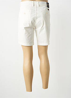 Bermuda tissage popeline taille normale blanc DAYTONA homme