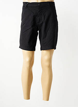 Bermuda tissage popeline taille normale noir DAYTONA homme