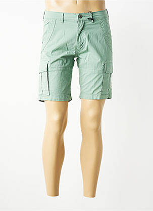 Bermuda tissage popeline taille normale vert DAYTONA homme
