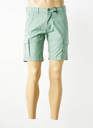 Bermuda tissage popeline taille normale vert DAYTONA homme