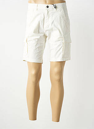 Bermuda tissage popeline taille normale blanc DAYTONA homme
