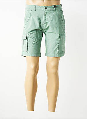 Bermuda tissage popeline taille normale vert DAYTONA homme