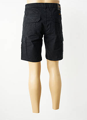 Bermuda tissage popeline taille normale noir DAYTONA homme