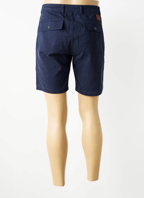 Bermuda coupe droite bleu IRON AND RESIN homme