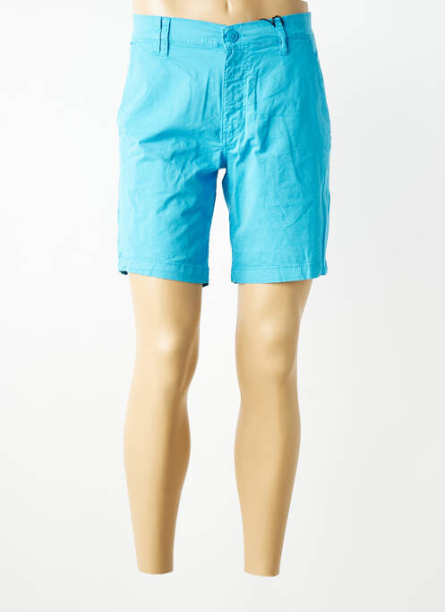 Bermuda tissage popeline taille normale bleu DAYTONA homme