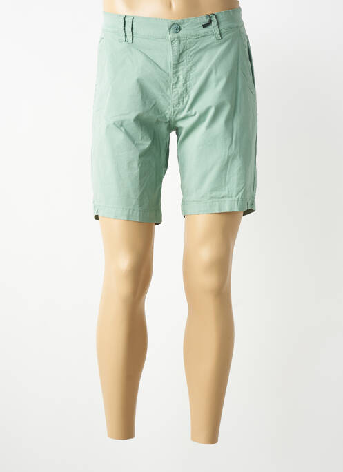 Bermuda tissage popeline taille normale vert DAYTONA homme