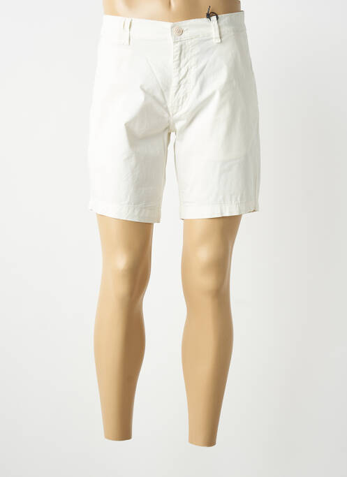 Bermuda tissage popeline taille normale blanc DAYTONA homme
