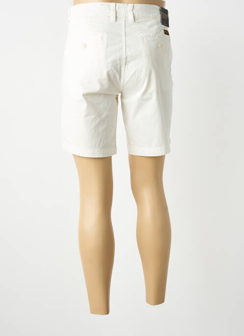 Bermuda tissage popeline taille normale blanc DAYTONA homme