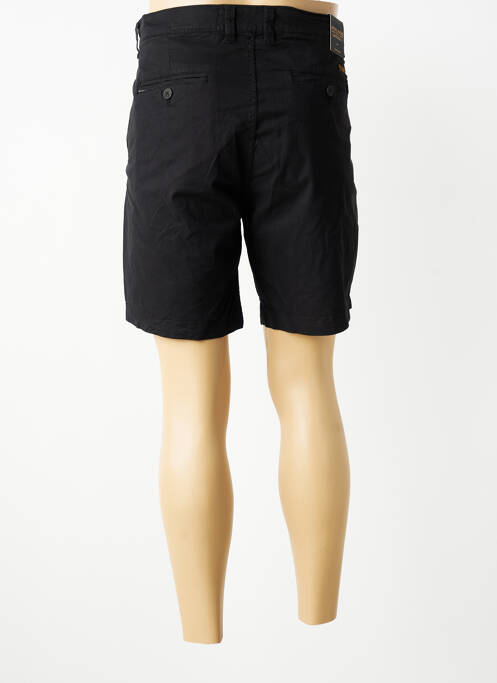 Bermuda tissage popeline taille normale noir DAYTONA homme