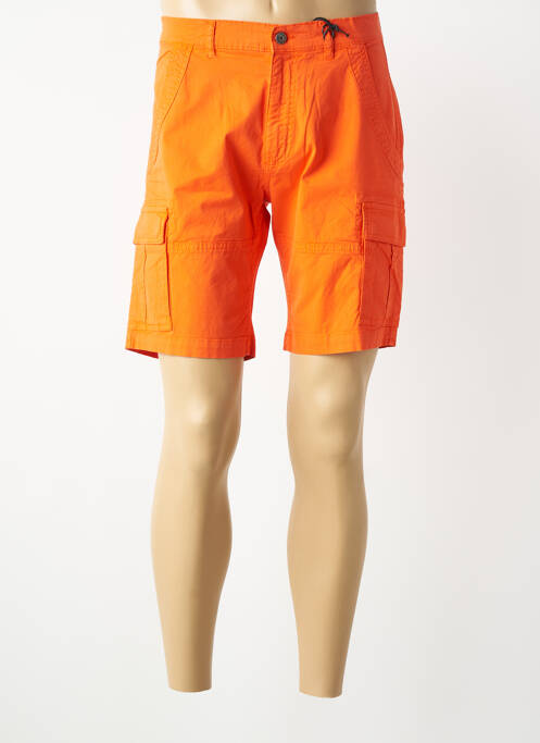 Bermuda tissage popeline taille normale orange DAYTONA homme