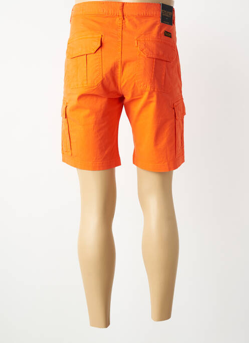 Bermuda tissage popeline taille normale orange DAYTONA homme